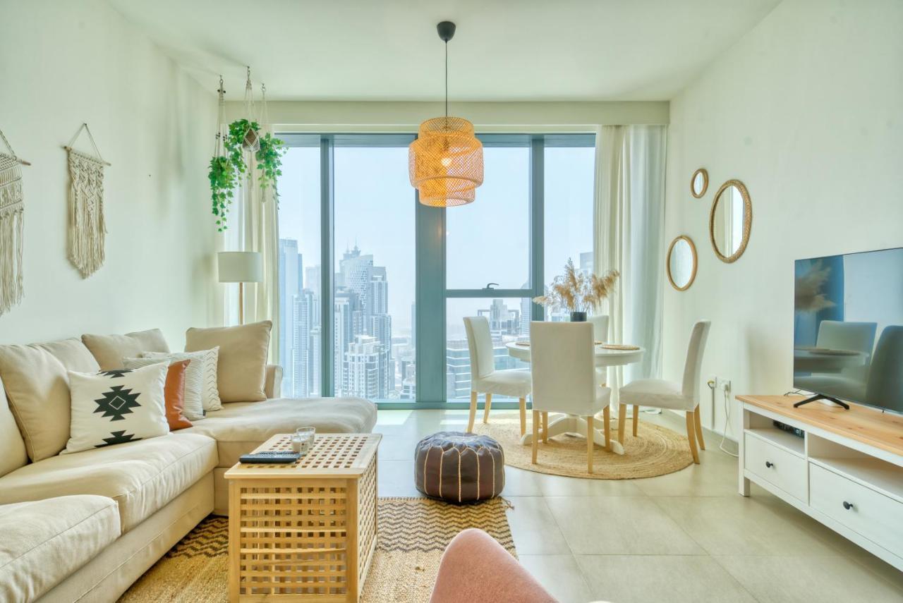 Boho-Chic Cosy 1Br, Minutes To Burj Khalifa Apartment Dubai Exterior photo